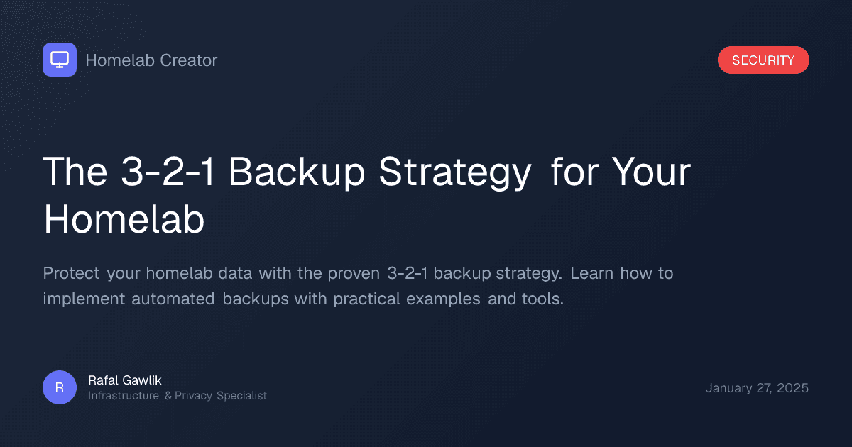 Data backup and recovery concept