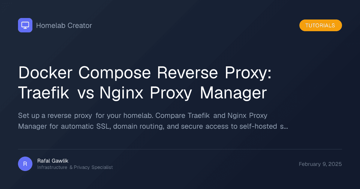 Reverse proxy comparison