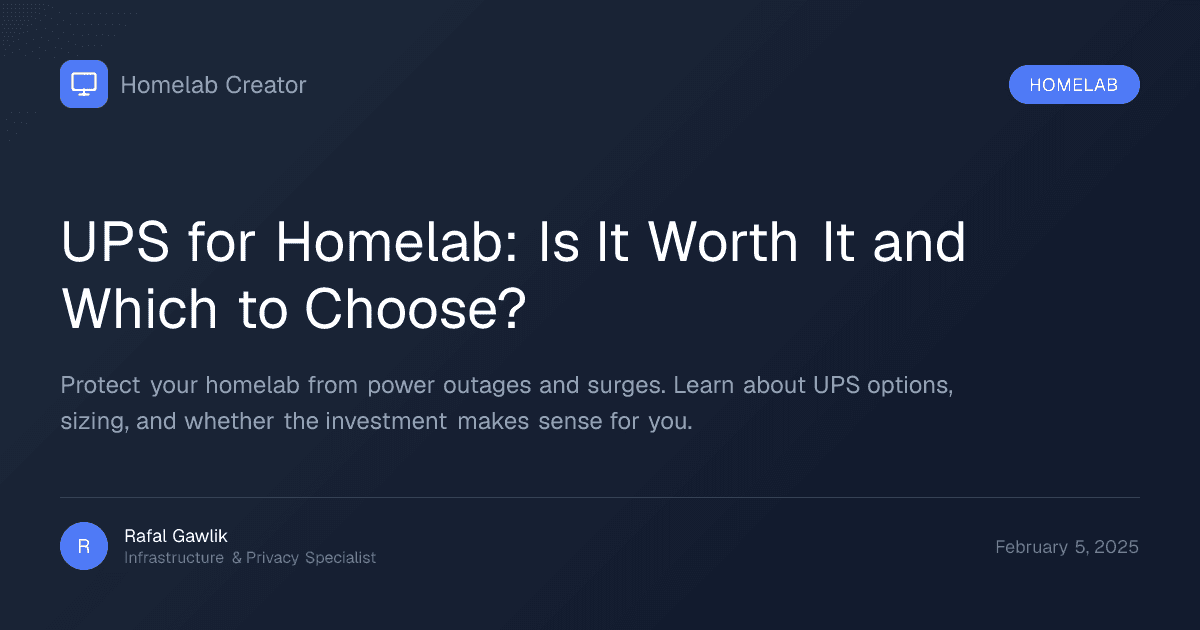 UPS battery backup unit